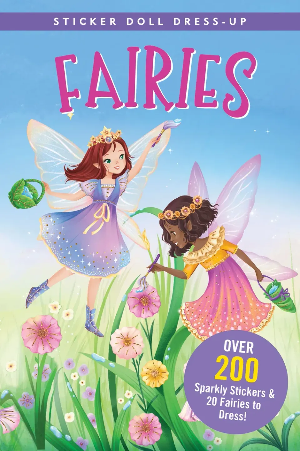 Peter Pauper Press Fairies klistremerkebok 200 stk