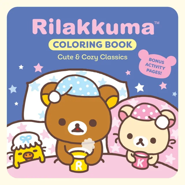 Abrams Rilakkuma Cute & Cozy Classics fargeleggingsbok heftet