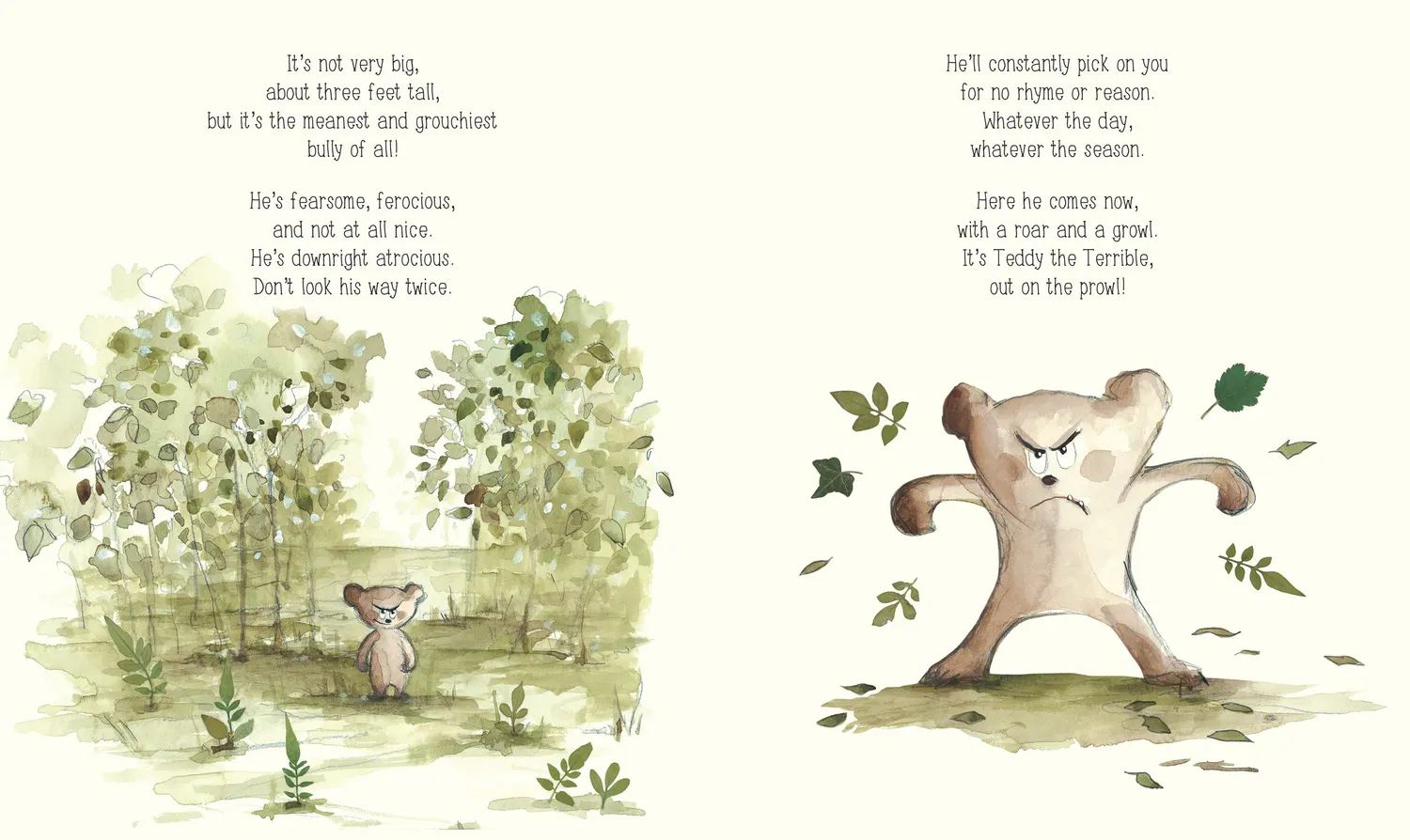 Peter Pauper Press Teddy the Terrible bildebok innbundet 3-8 år