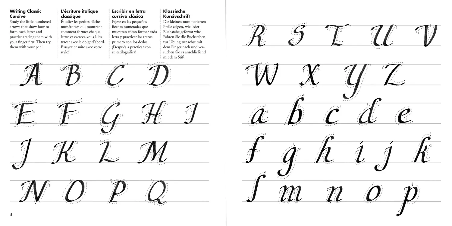 Peter Pauper Press Studio Series Calligraphy Set kalligrafisett med blekk