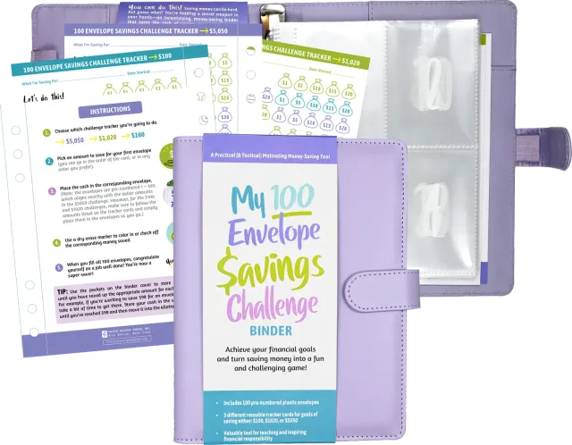 Peter Pauper Press 100 Envelope Savings Challenge spareperm