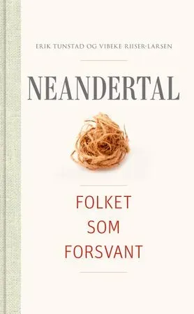 Bokia Neandertal innbundet bok veldig slitt historie