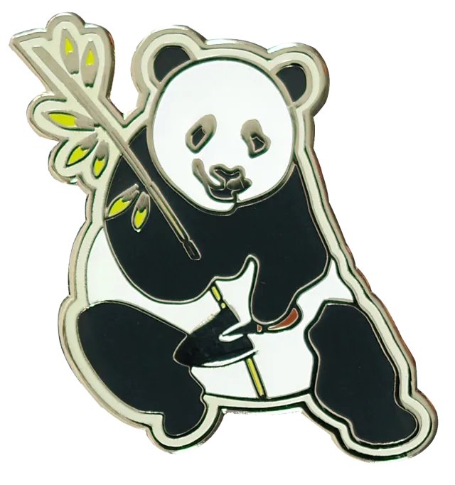 Peter Pauper Press Panda emaljenål gaveeske hard