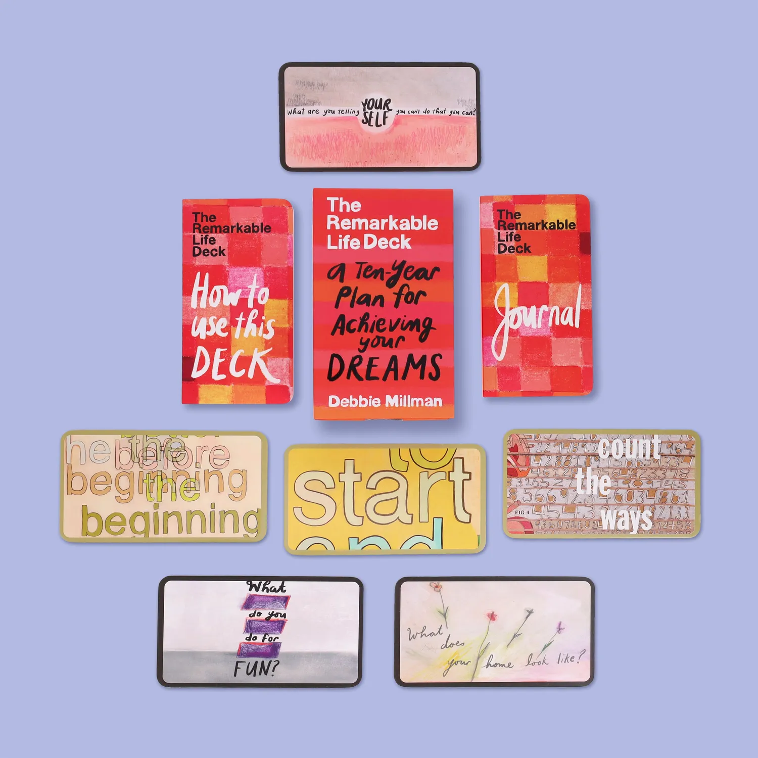 Chronicle Books Remarkable Life Deck kortsett 30 kort tiårsplan