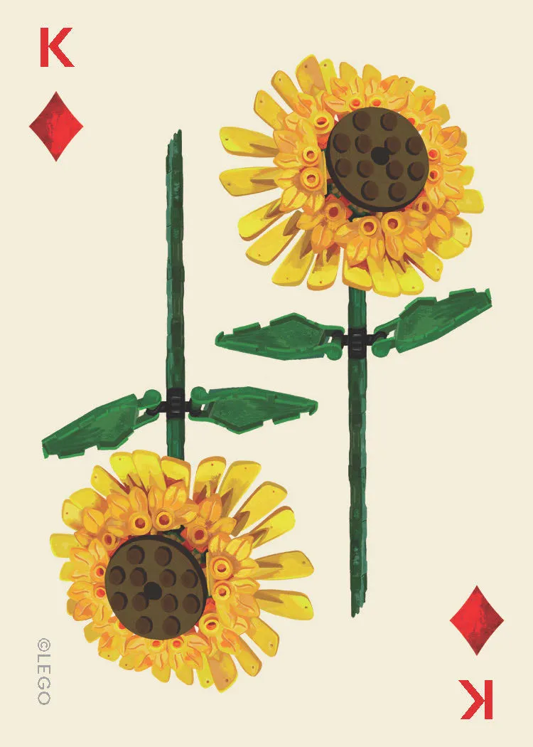 LEGO Botanical spillkort 2 kortstokker blomster
