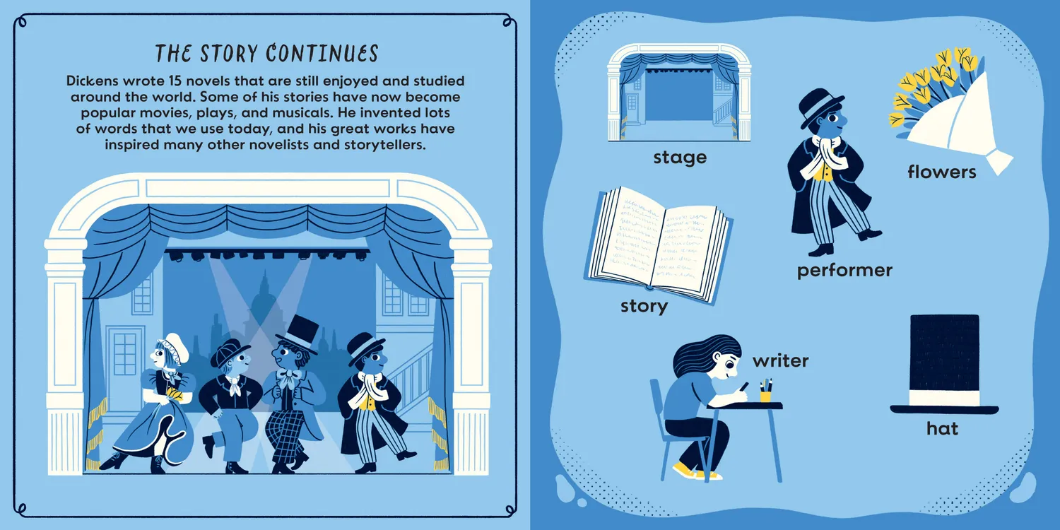 Abrams and Chronicle First Works of Dickens pappbok baby