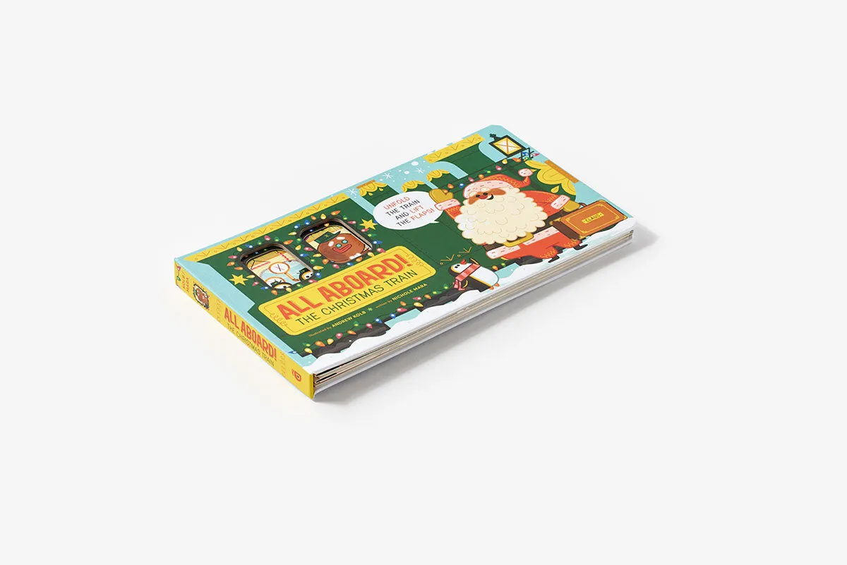 Abrams and Chronicle All Aboard Christmas Train julebok