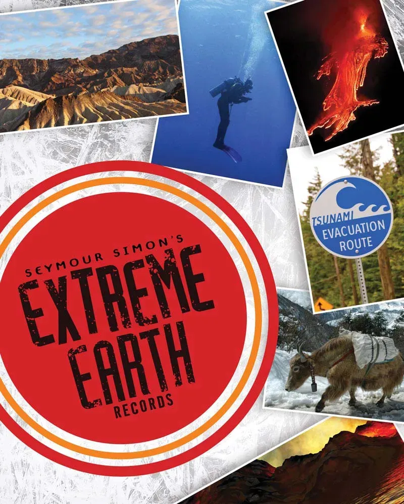 Seymour Simon Extreme Earth Records faktabok innbundet naturrekorder