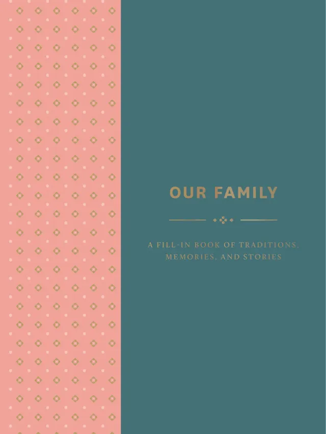 Abrams and Chronicle Our Family minnebok innbundet tradisjoner