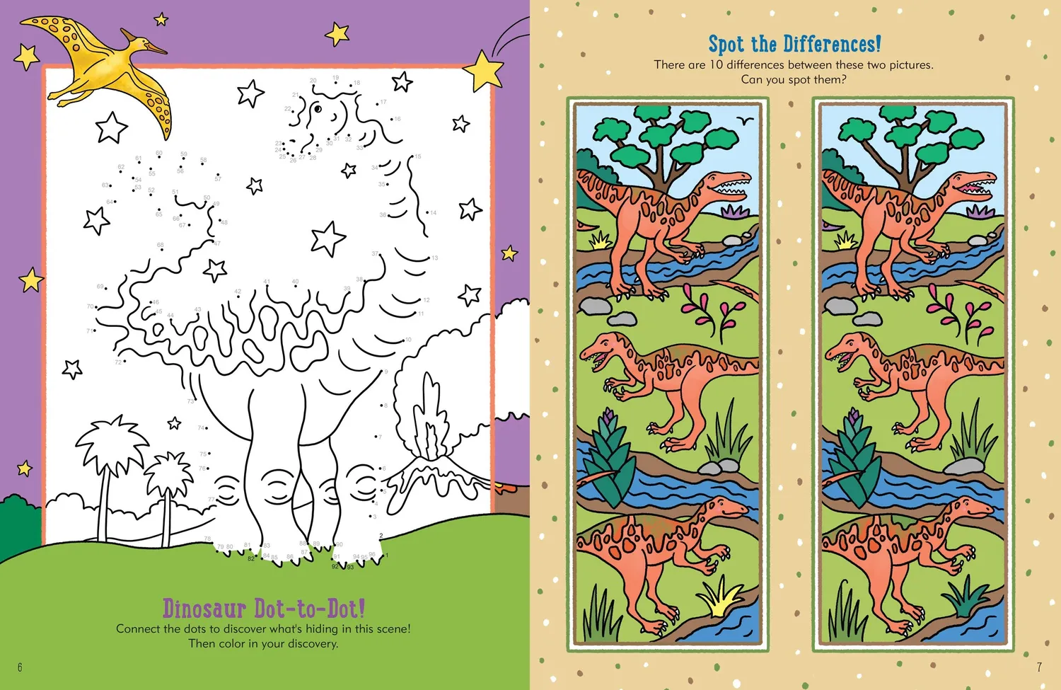 Peter Pauper Press Dinosaur Activity Book aktivitetsbok 64 sider