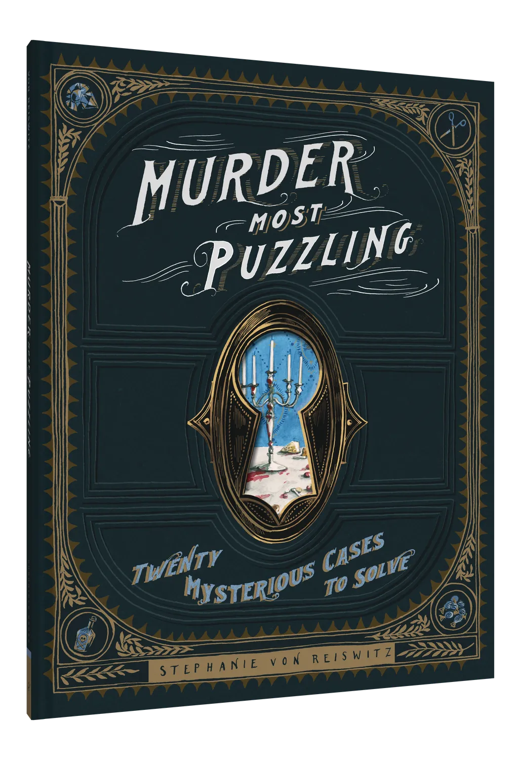 Chronicle Murder Most Puzzling puslebok innbundet 20 mysterier