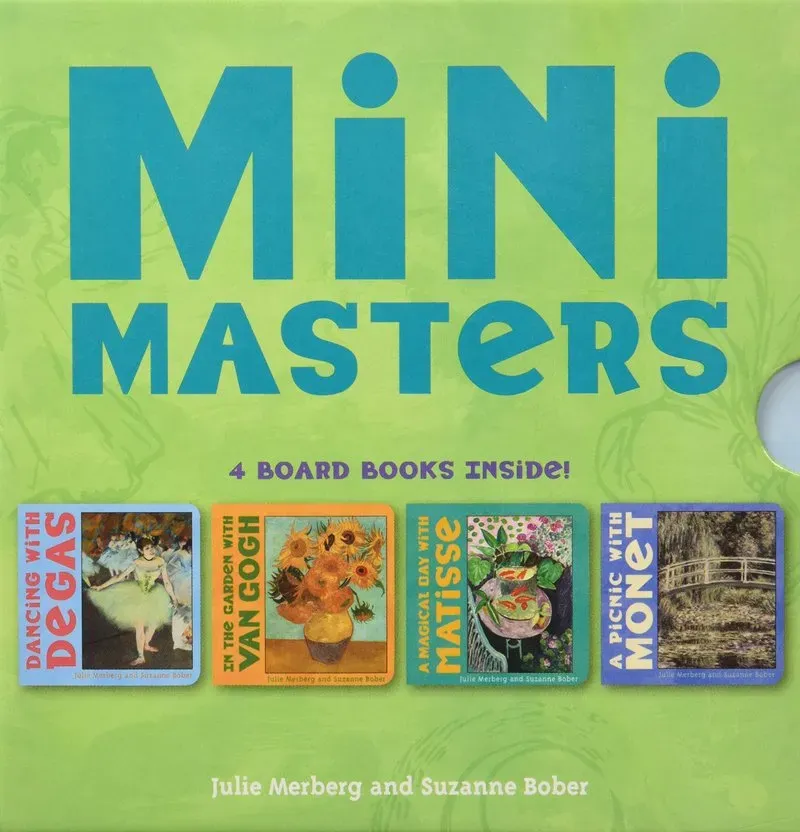 Mini Masters Boxed Set peke bøker 4 stk kunst småbarn