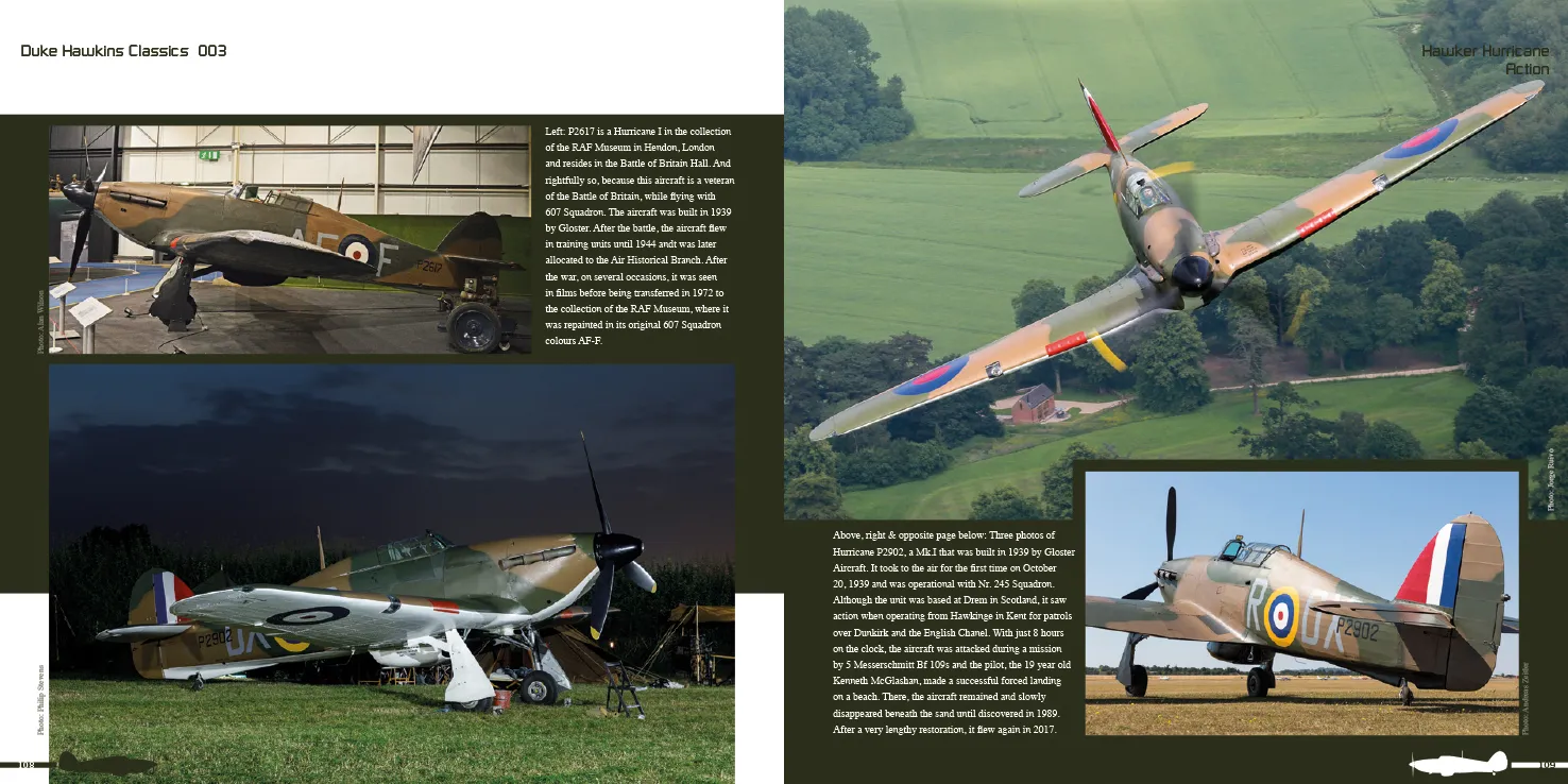 Duke Hawkins Hawker Hurricane bok Classic
