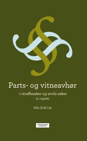 Bokia Parts- og vitneavhør bok heftet markeringer