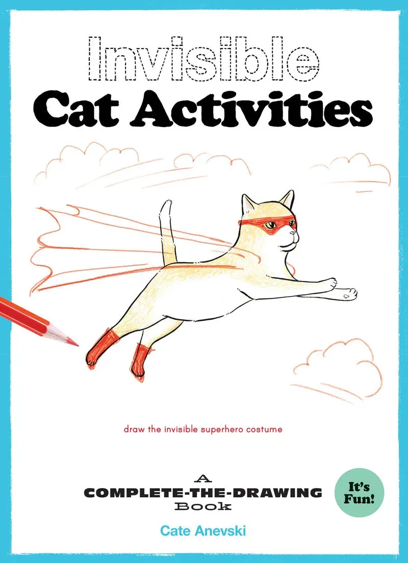 Chronicle Books Invisible Cat Activities tegnebok pocket