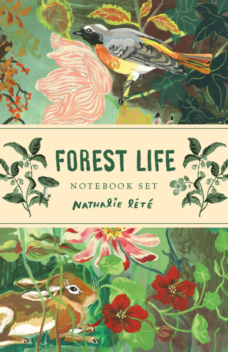Chronicle Books Forest Life Notebook Set notatbok 2-pakning