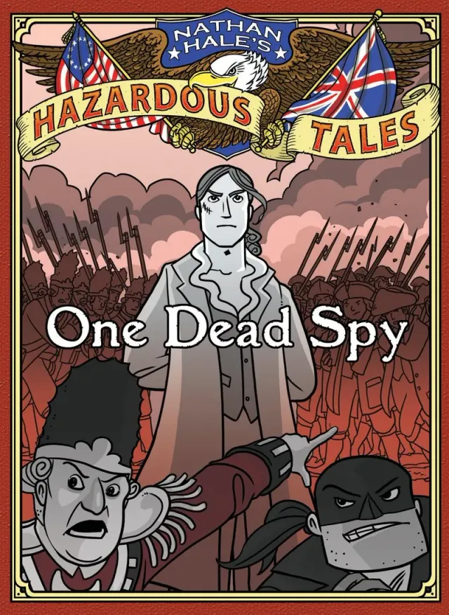 One Dead Spy Nathan Hale innbundet barn