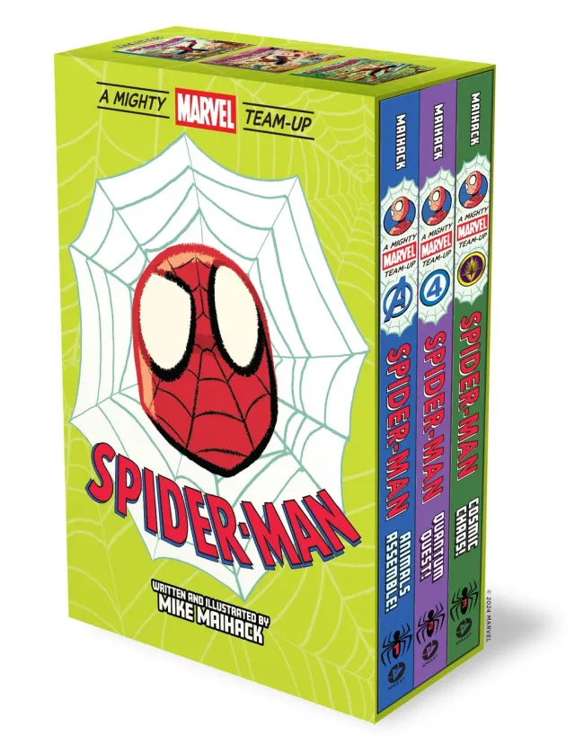 Mike Maihack Spider-Man Mighty Marvel Team-Up tegneserieboks 3-bøker