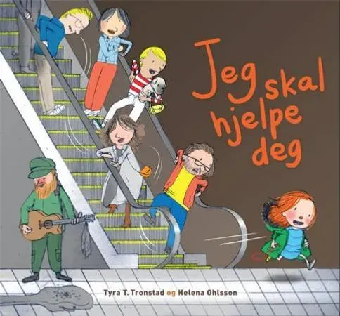 Bokia Jeg skal hjelpe deg billedbok innbundet pent brukt barn
