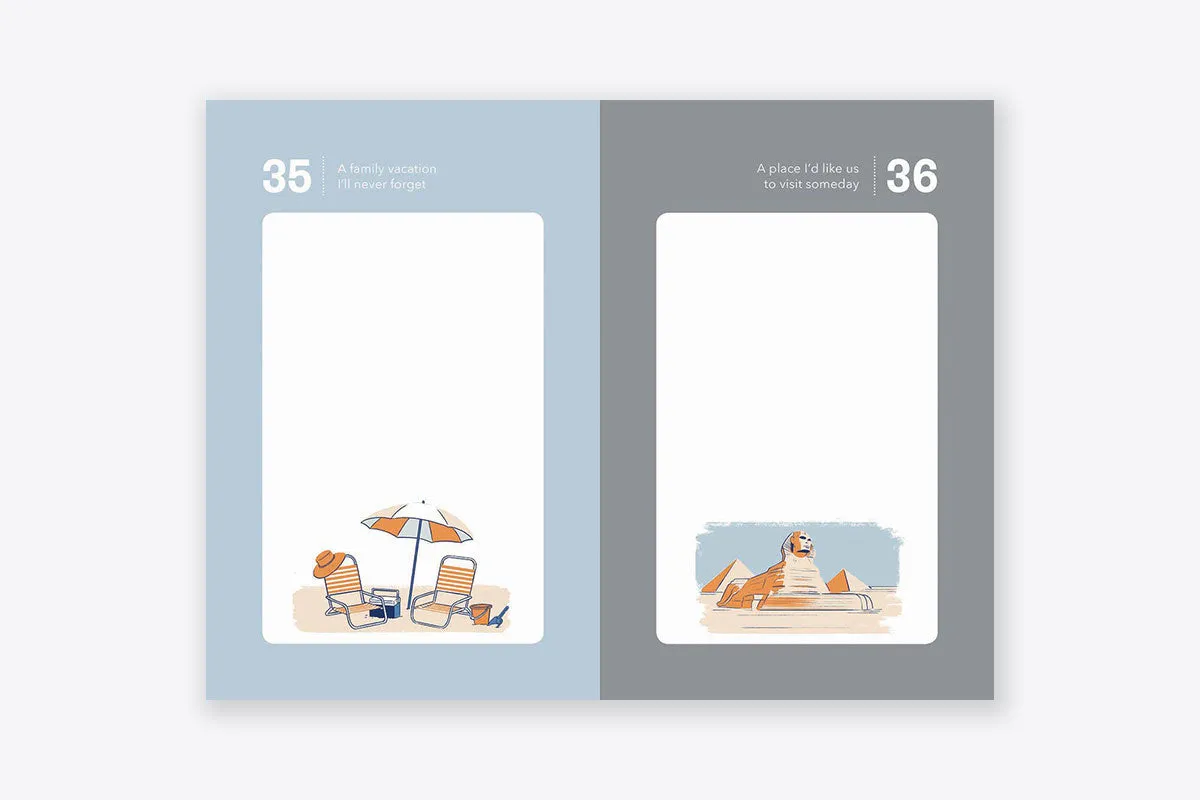 50 Things About My Father fyll-inn gavebok til far