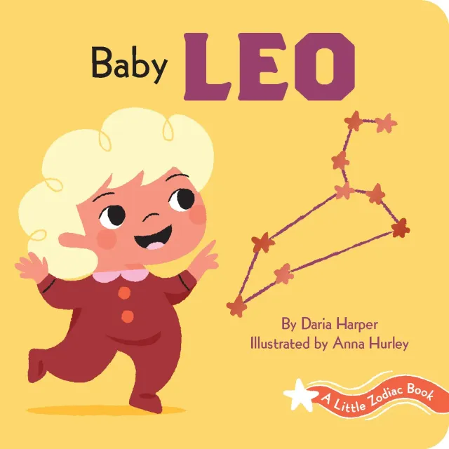 Chronicle Little Zodiac Baby Leo pappbok løven