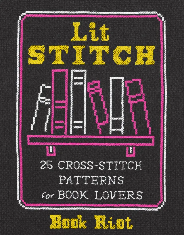 Abrams and Chronicle Lit Stitch 25 Cross-Stitch Patterns pocket hobbybok