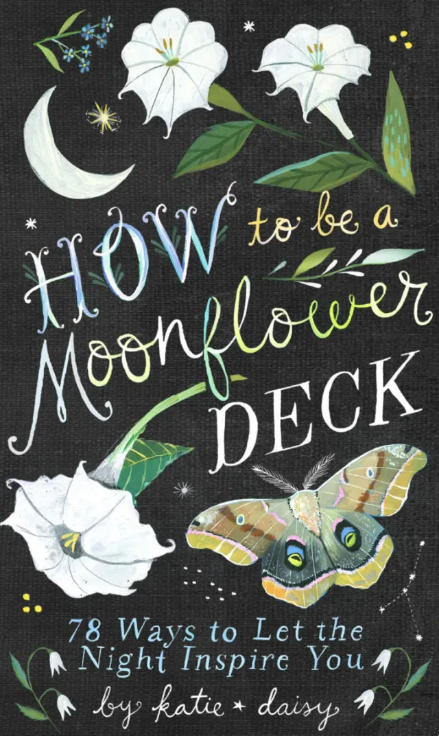 Chronicle Books Moonflower Deck inspirasjonskort 78 stk natt