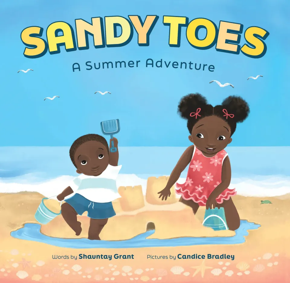 Abrams Sandy Toes innbundet bildebok strand 3-5 år