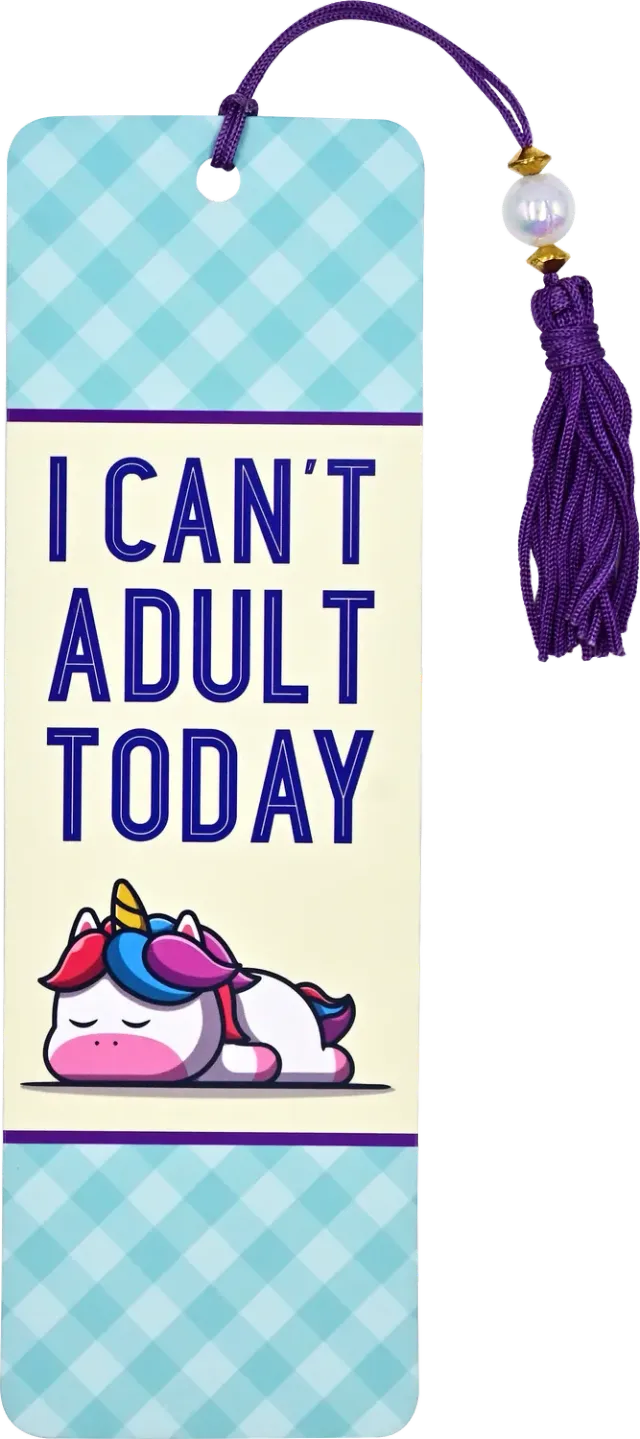 Peter Pauper Press I Can't Adult Today bokmerke enhjørning