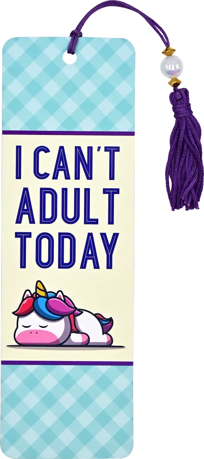 Peter Pauper Press I Can't Adult Today bokmerke enhjørning