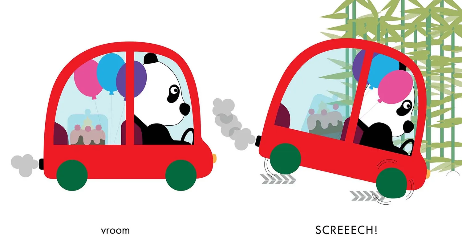 Abrams and Chronicle Grammar Zoo Onomatopanda pekebok 2–4 år