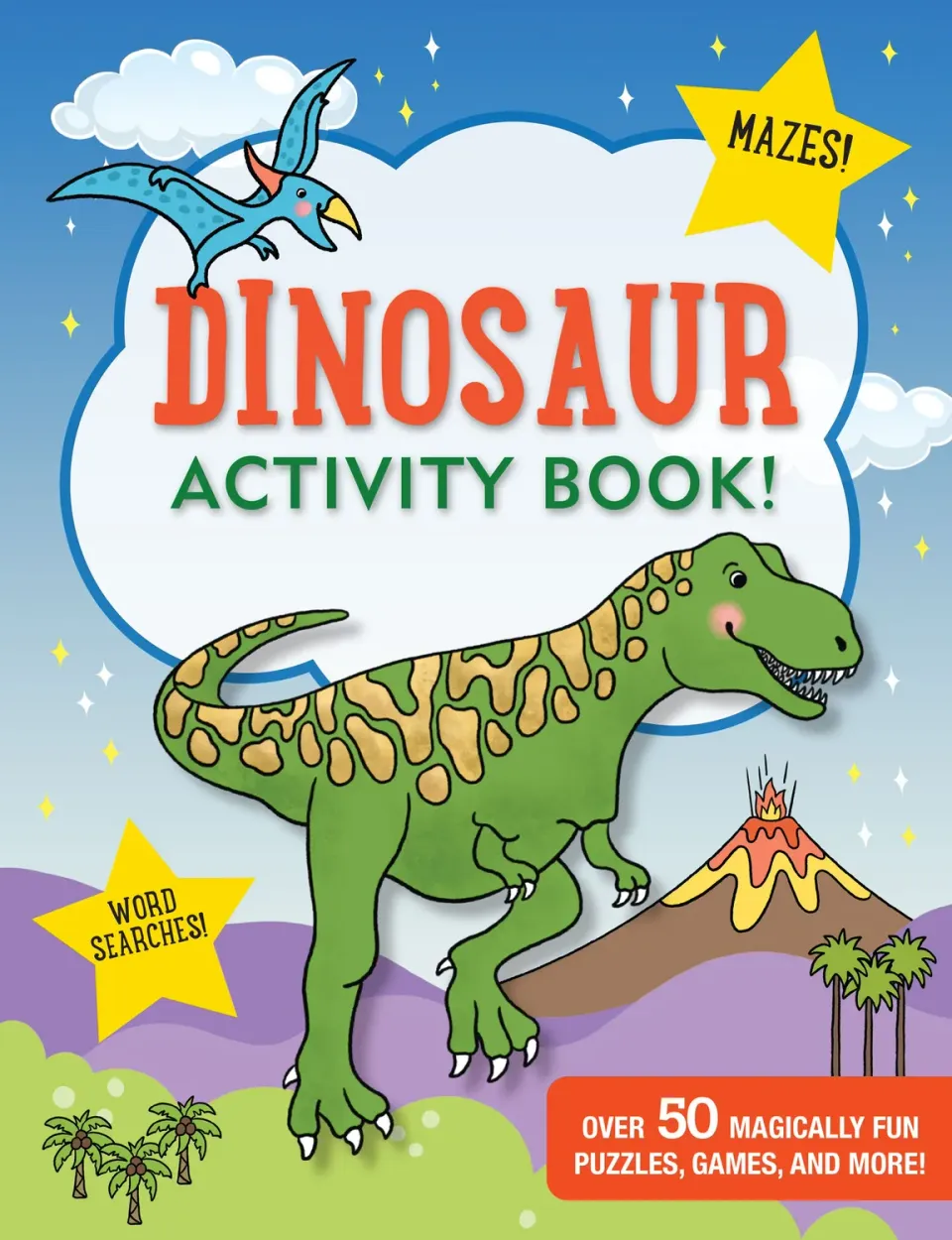 Peter Pauper Press Dinosaur Activity Book aktivitetsbok 64 sider