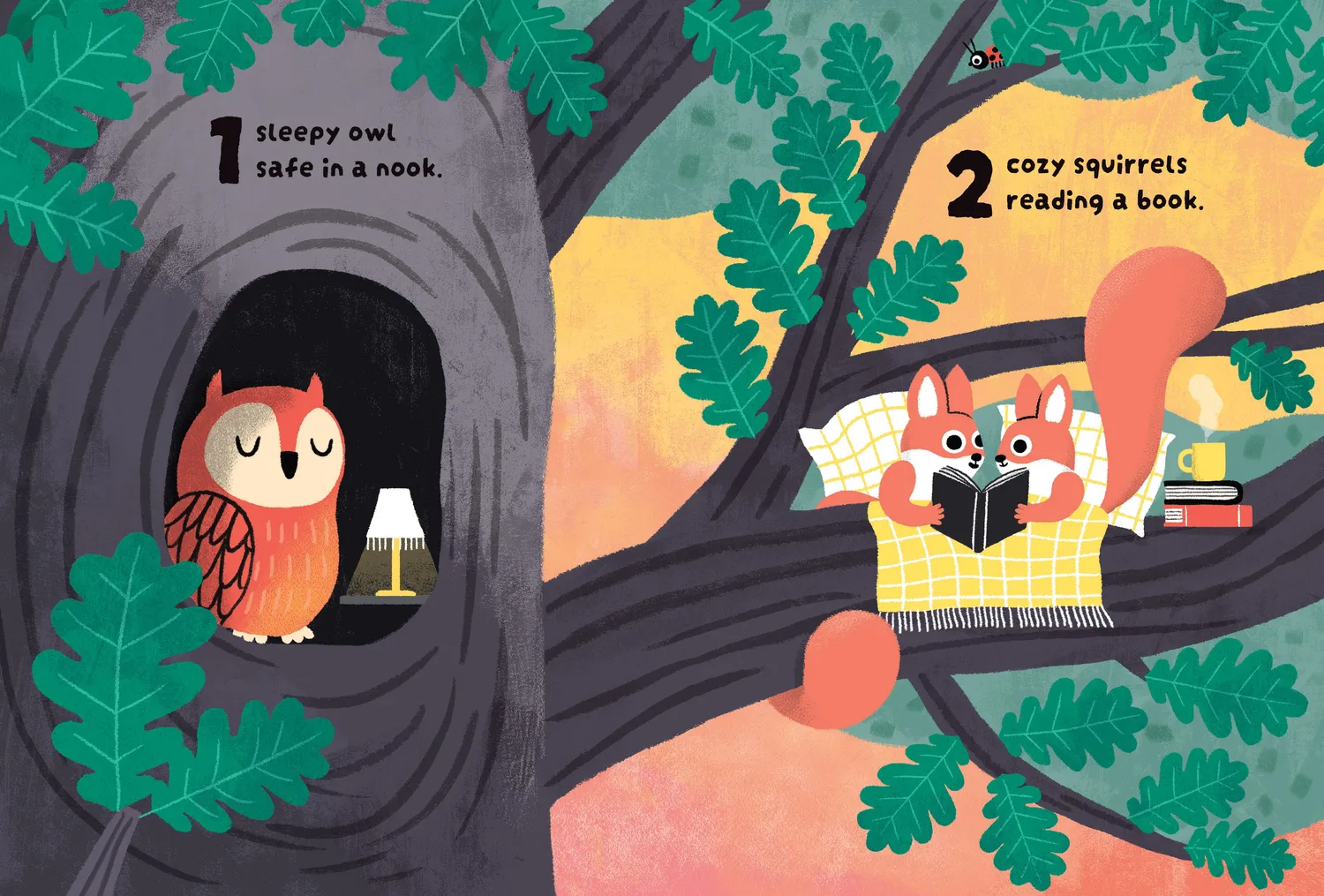Messy Press The 123 Tree pappbok tellebok leggetid