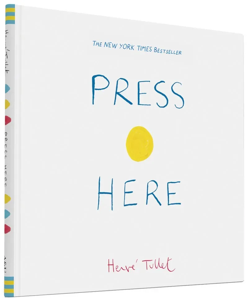 Abrams & Chronicle Books Press Here bildebok innbundet 3–5 år