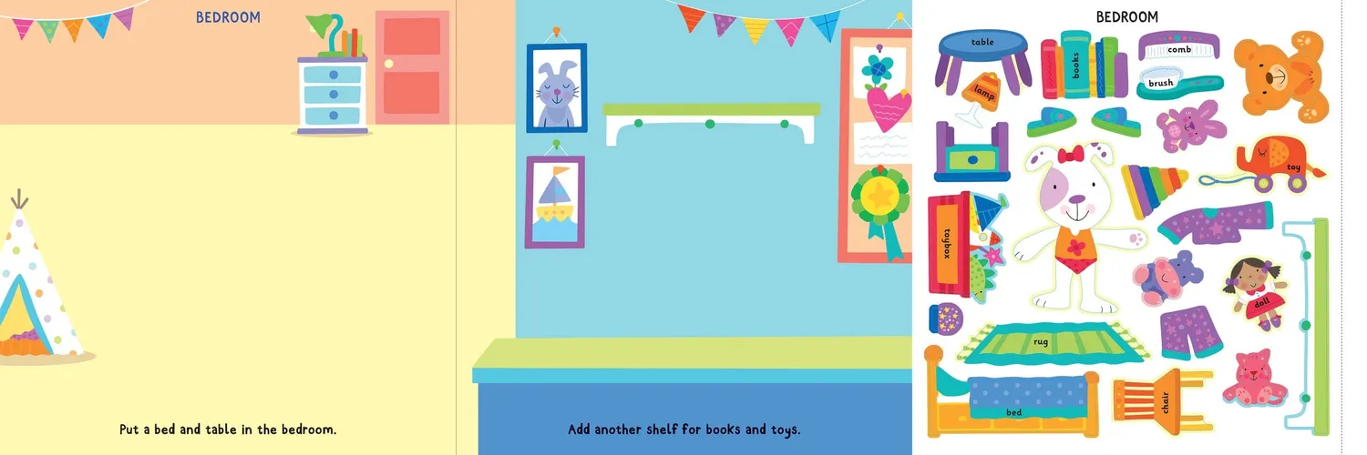 Peter Pauper Press My First Sticker Book First Words klistremerkebok