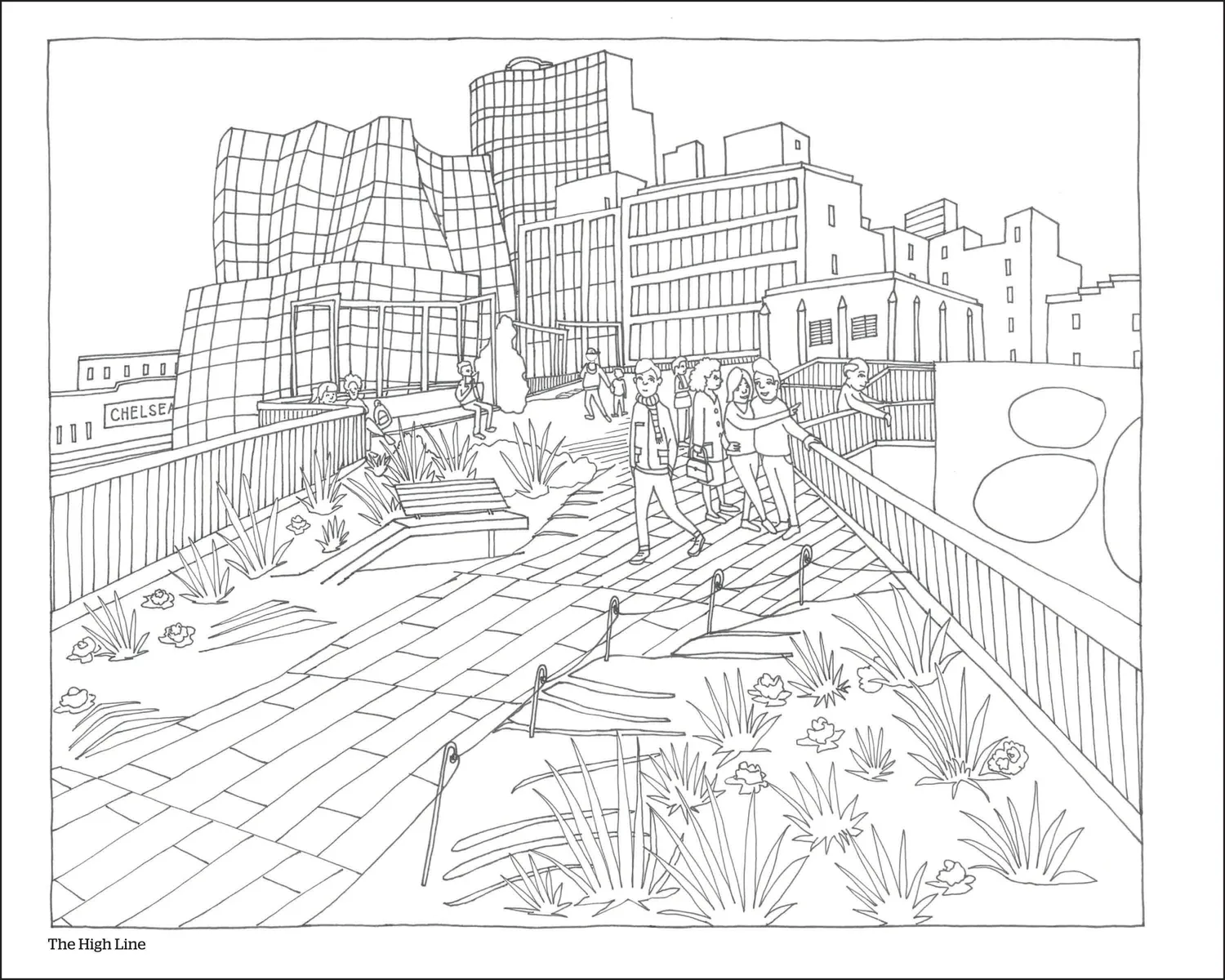 Abbi Jacobson Color This Book New York fargeleggingsbok pocket