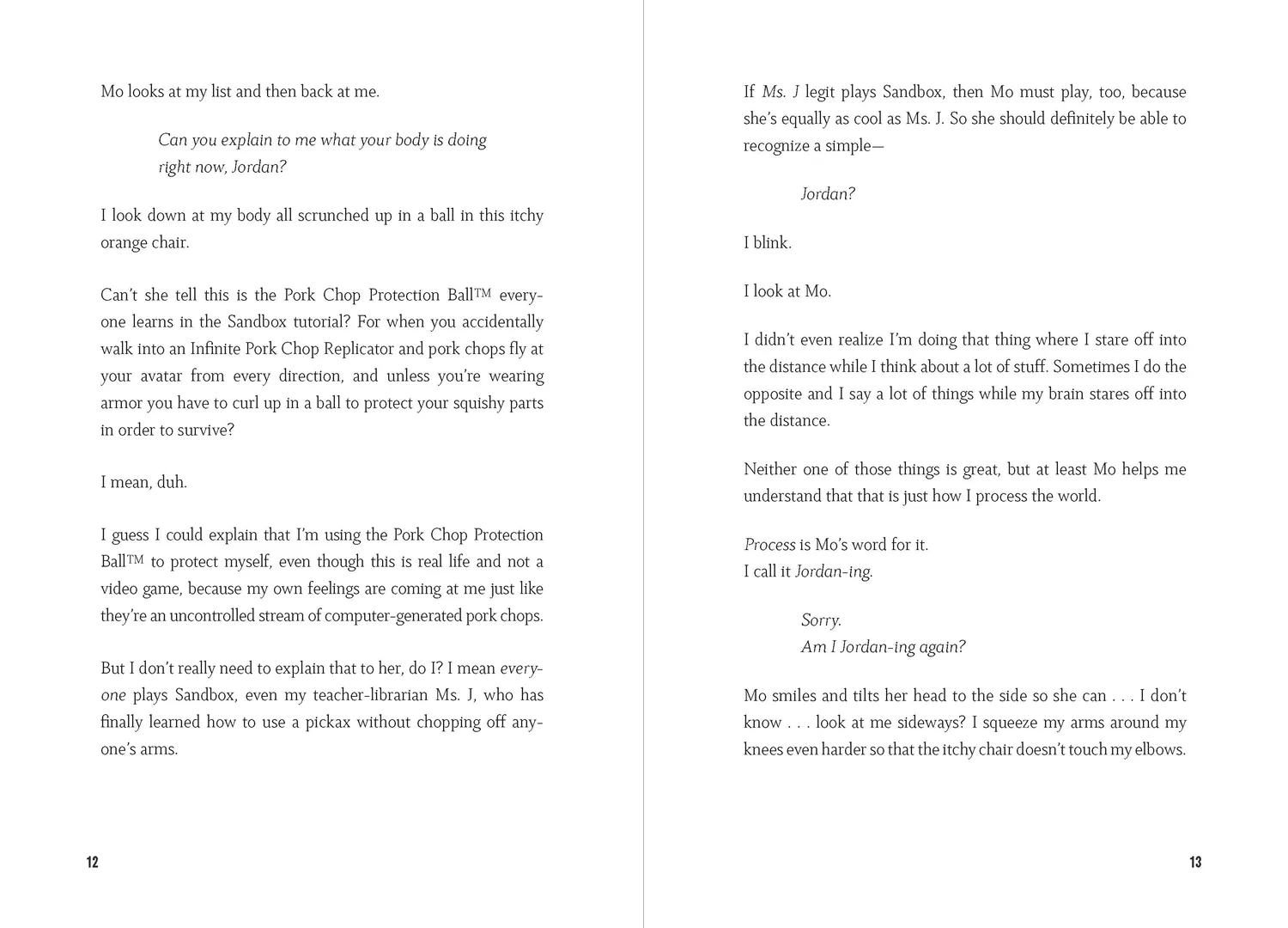 Chronicle Books Jordan J and the Truth About Jordan J pocketbok 8-12 år