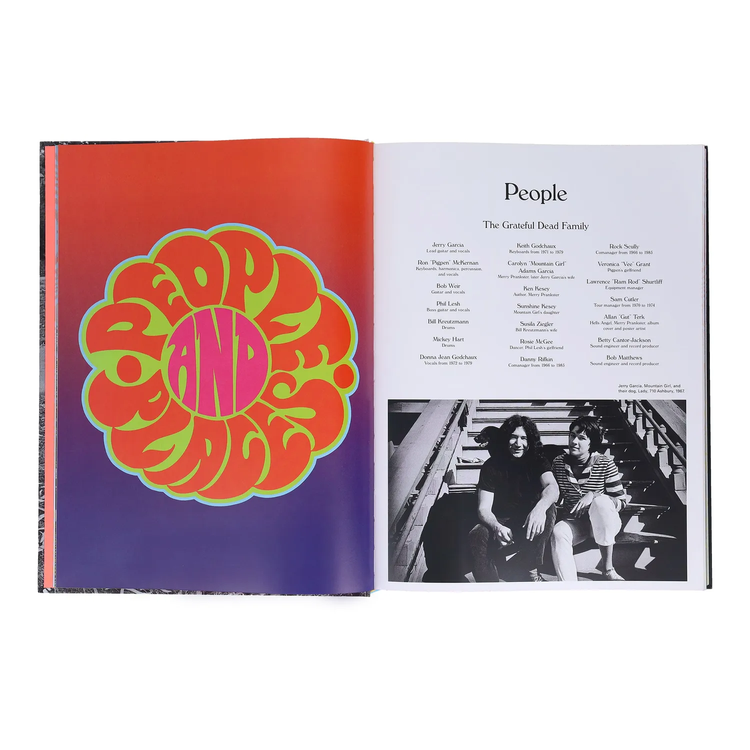 Abrams The Grateful Dead by Jim Marshall innbundet fotobok 1966–1977