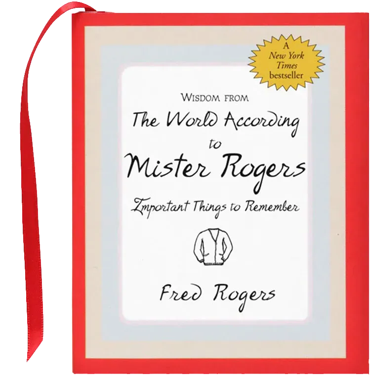 Everyday Mini Books Mister Rogers minibok visdom innbundet