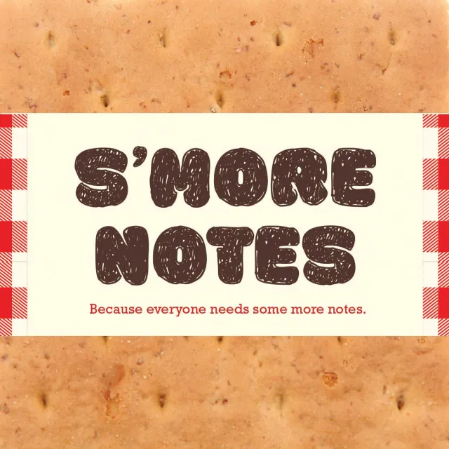Abrams and Chronicle S'more Notes notatblokk 4-pk gave