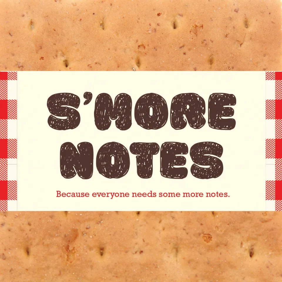 Abrams and Chronicle S'more Notes notatblokk 4-pk gave
