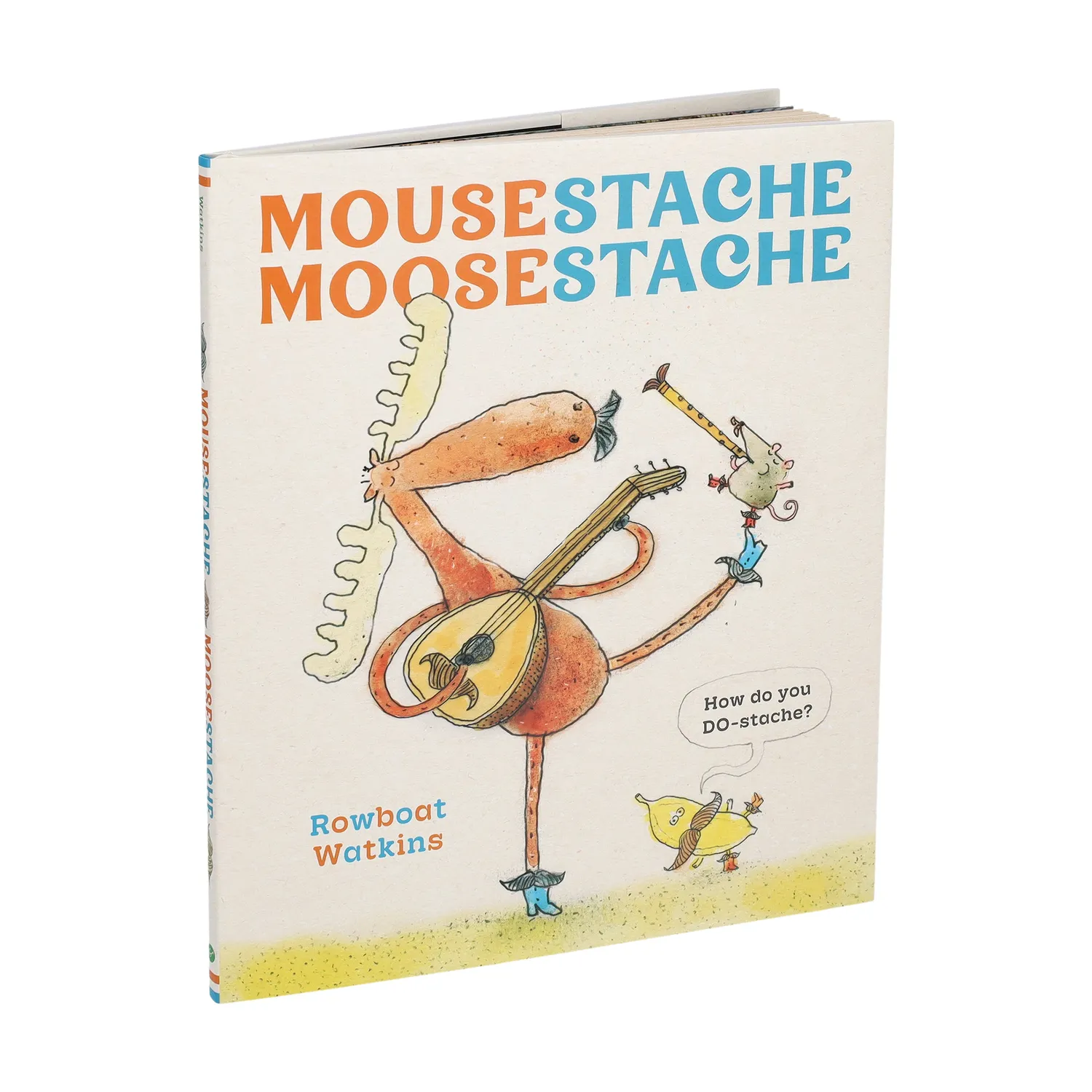 Abrams and Chronicle Mousestache Moosestache bildebok innbundet rim