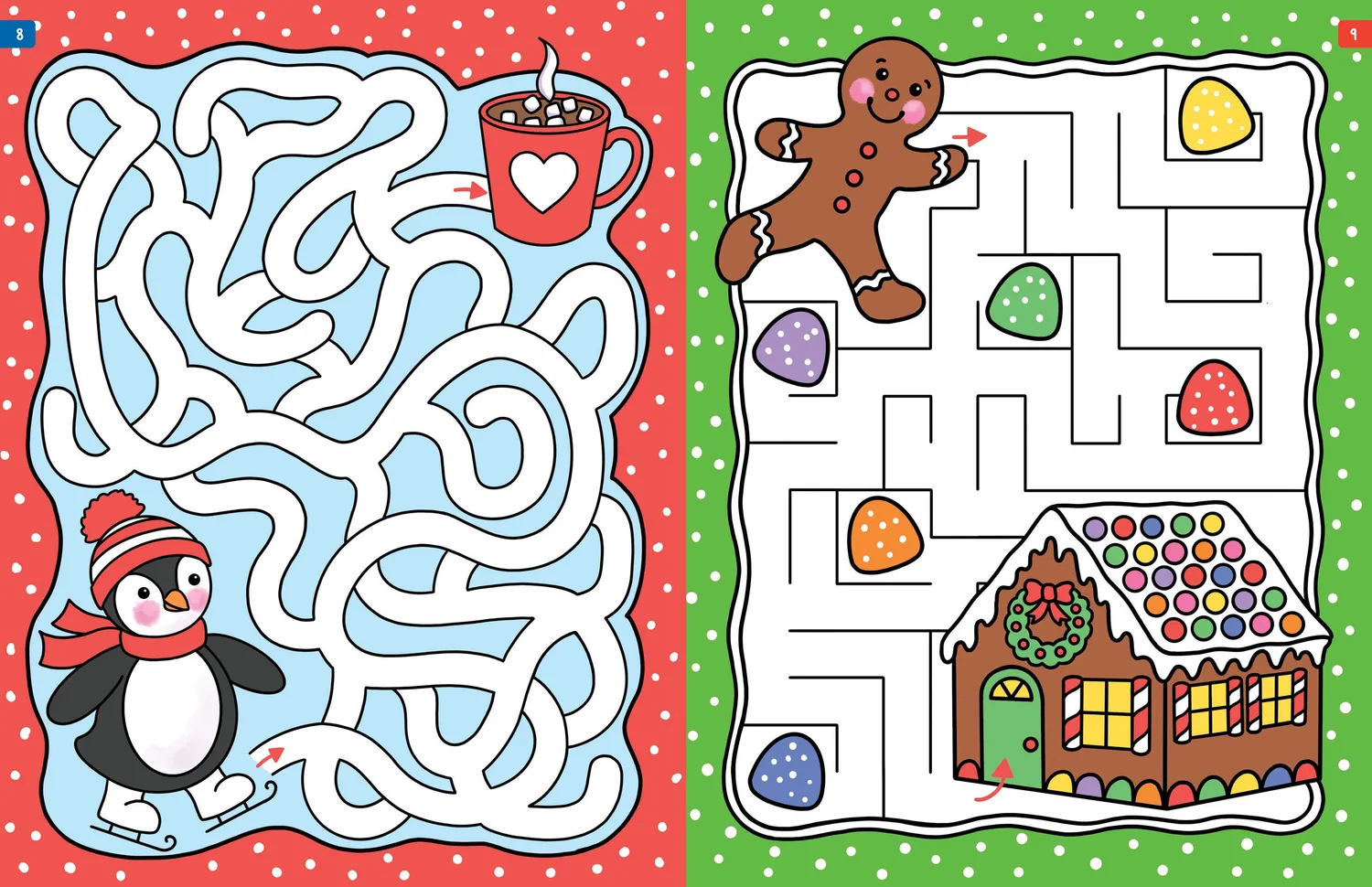 Peter Pauper Press Challenging Mazes aktivitetsbok labyrinter 64 sider