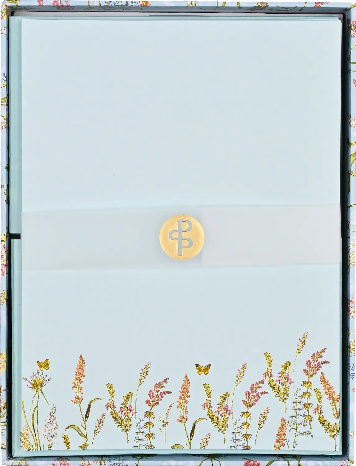 Peter Pauper Press Blooms & Butterflies brevpapir 30 ark