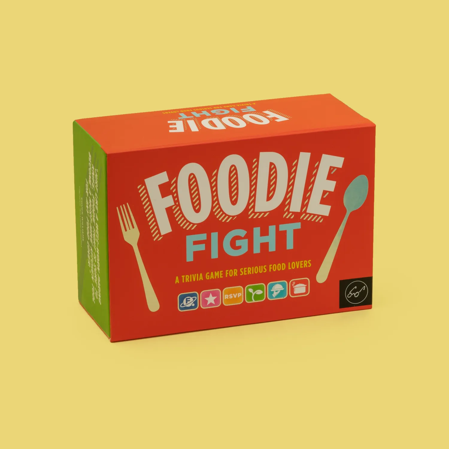 Chronicle Books Foodie Fight trivia brettspill med 1000 spørsmål