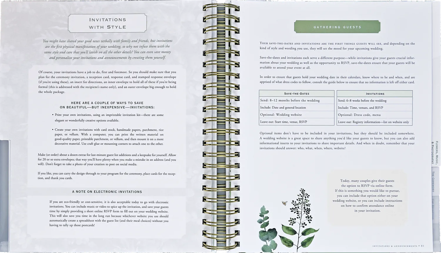 Peter Pauper Press Ultimate Wedding Planner bryllupsplanlegger Eucalyptus