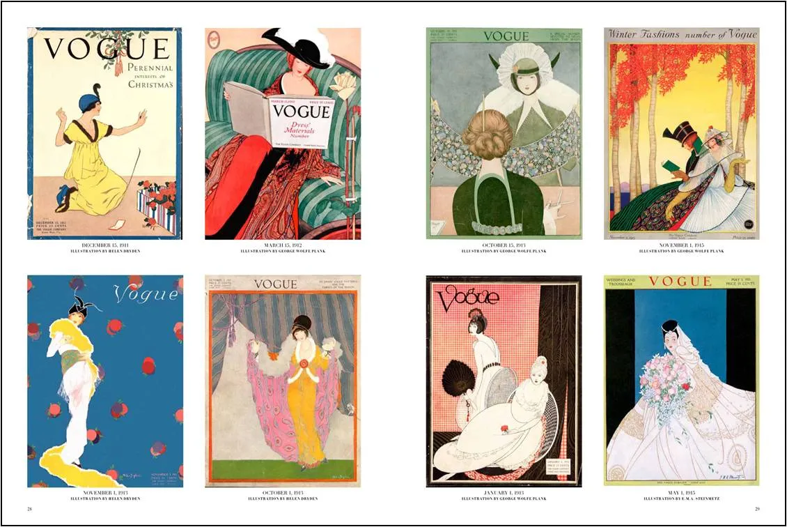 Abrams and Chronicle Vogue The Covers innbundet bok med 5 trykk