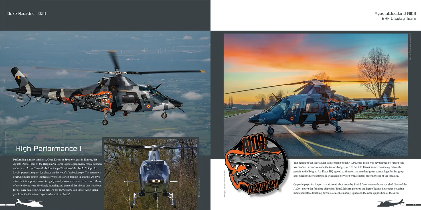 Duke Hawkins A109 helikopterbok walkaround