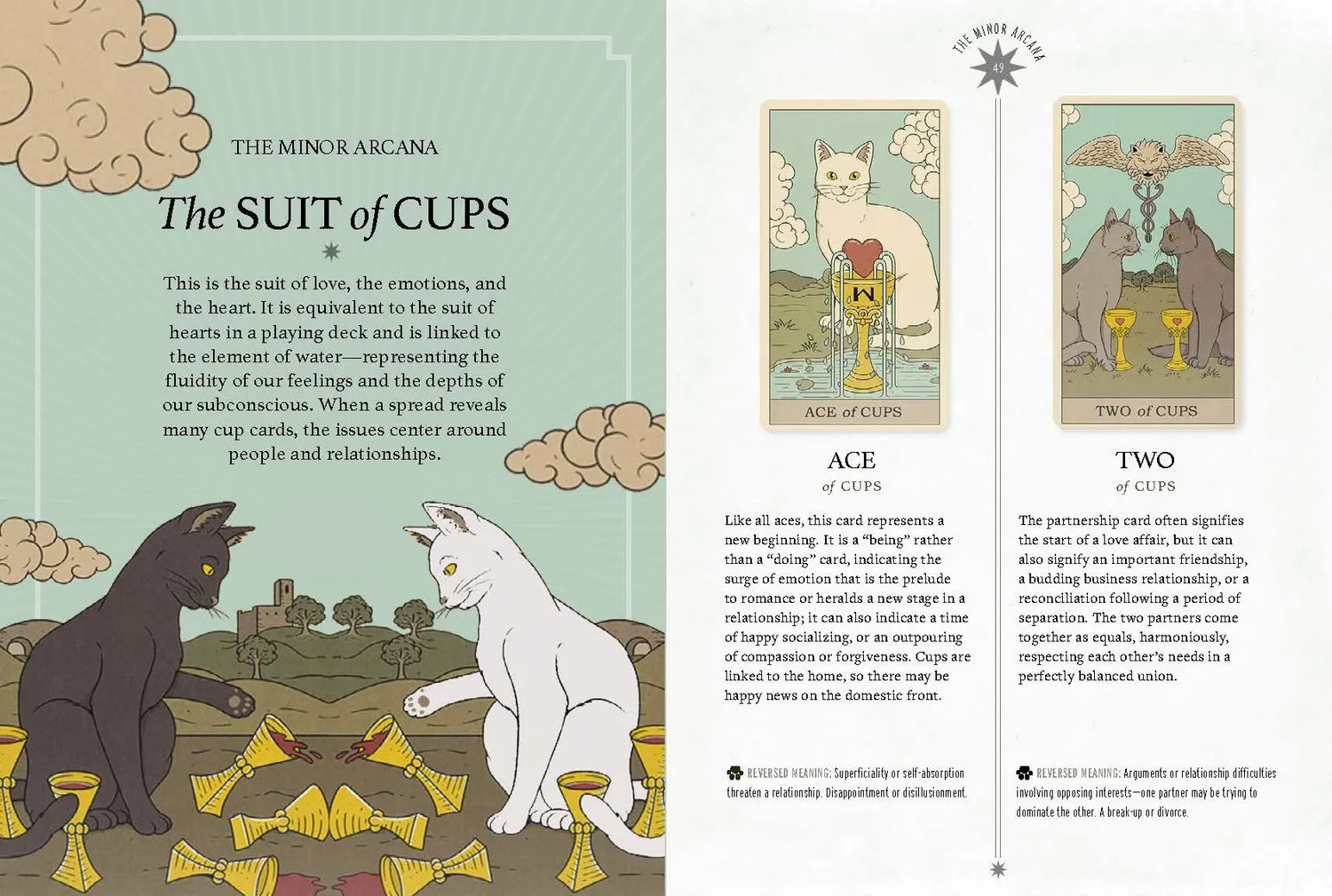 Cats Rule the Earth Tarot tarotkort 78 kort med guidebok