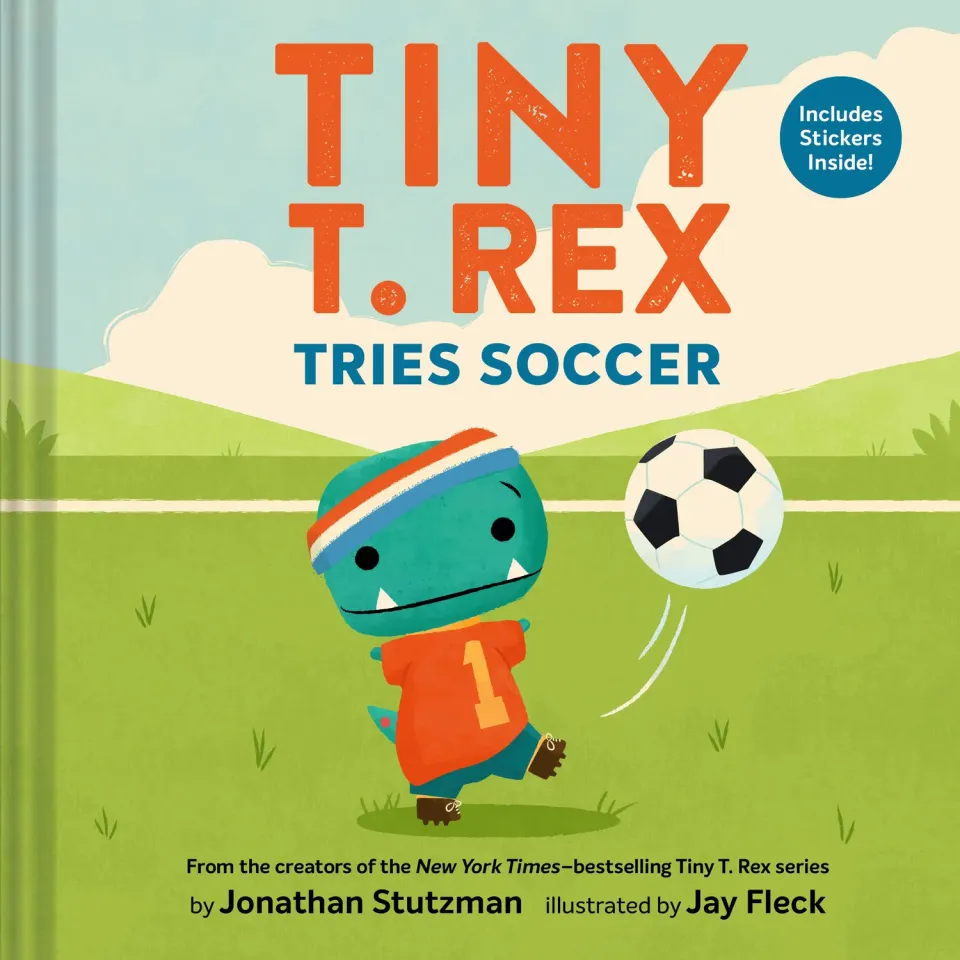 Chronicle Books Tiny T. Rex Tries Soccer barnebok innbundet 3-5 år